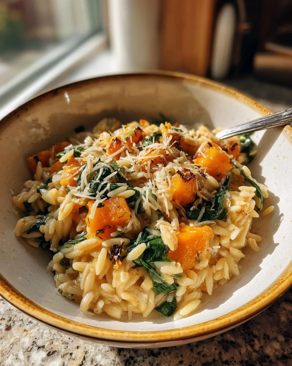 Orzo With Roasted Butternut Squash - detail 4