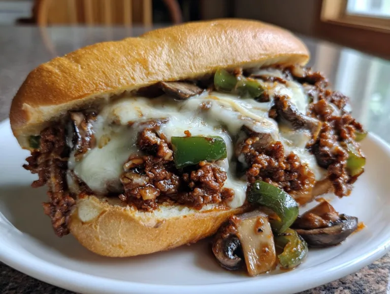 Philly Cheesesteak Sloppy Joes