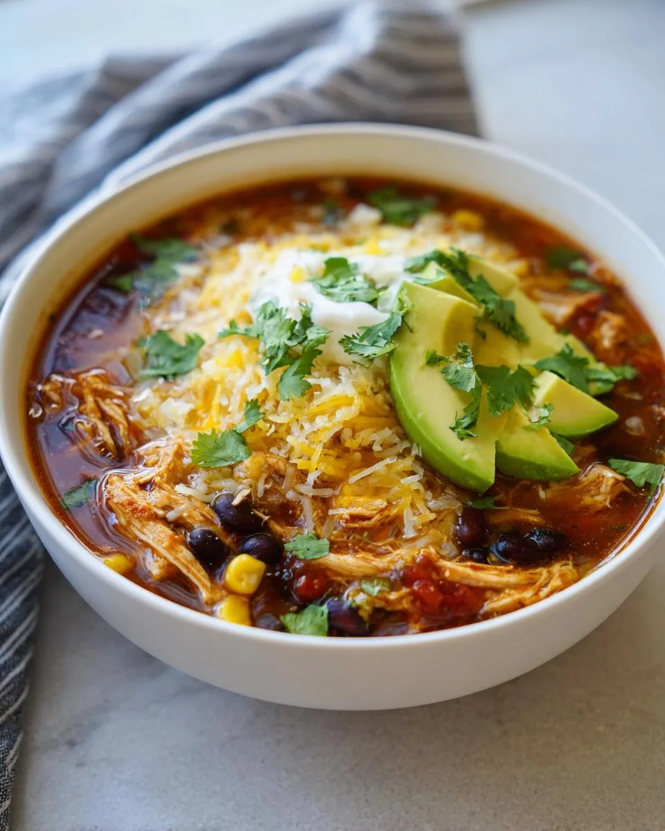 Protein-Packed Chicken Taco Soup - detail 4