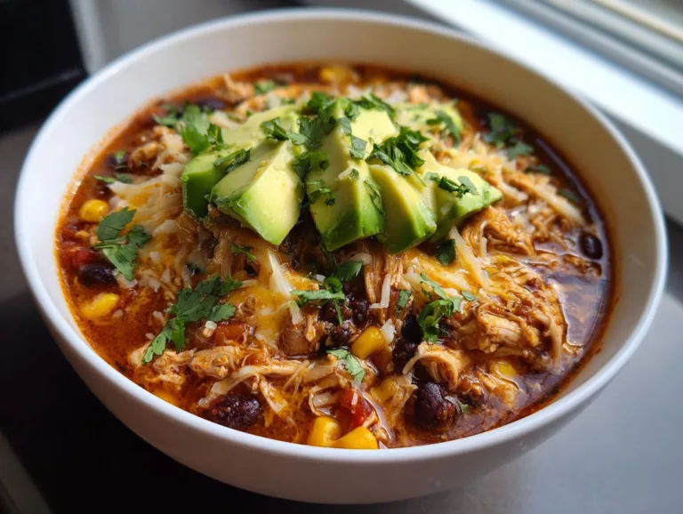 Protein-Packed Chicken Taco Soup
