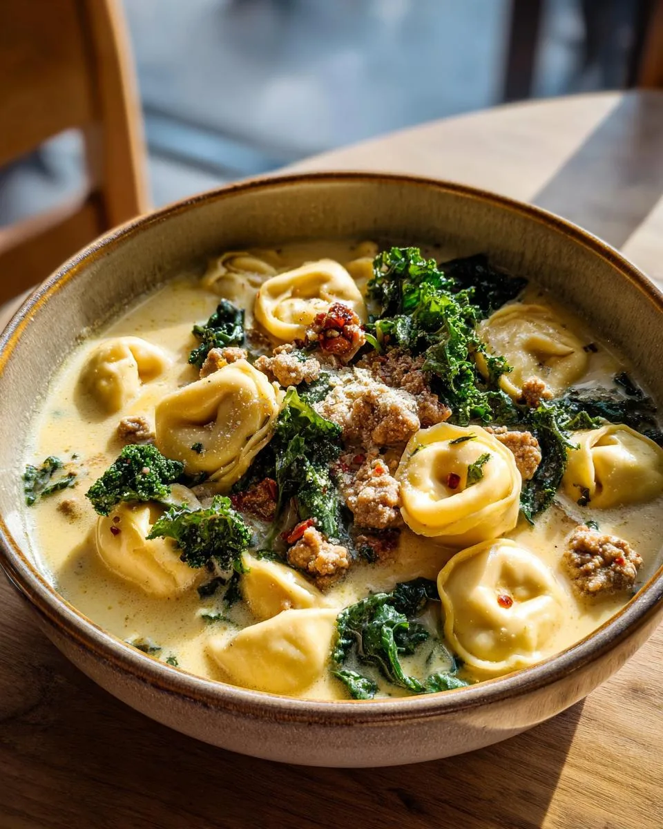 Sausage And Tortellini Soup - detail 4