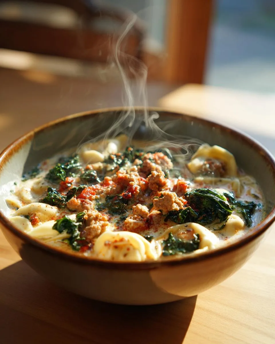 Sausage And Tortellini Soup - detail 5