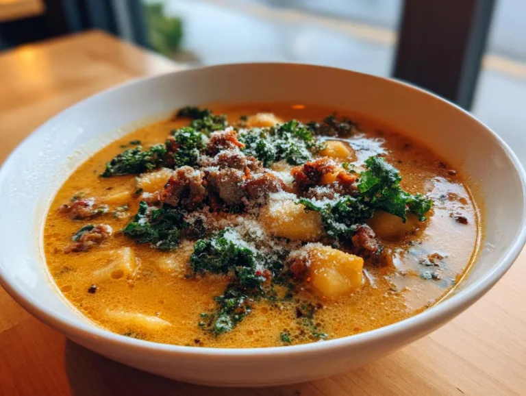 Savory Butternut Squash Gnocchi Soup