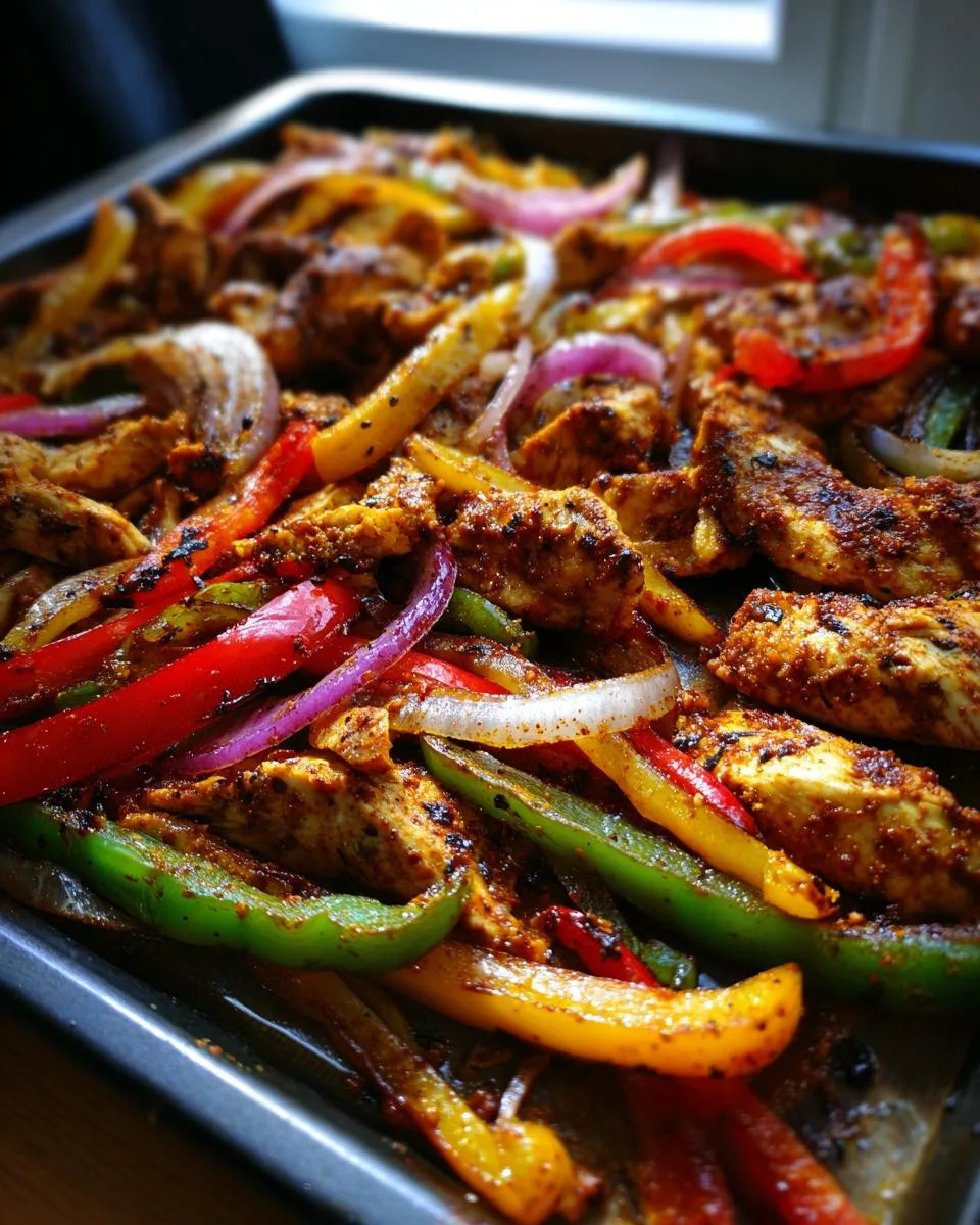Sheet Pan Chicken Fajitas - detail 2