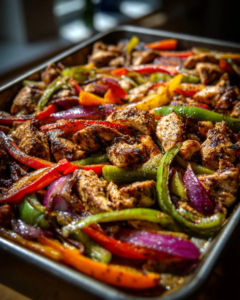 Sheet Pan Chicken Fajitas - detail 3