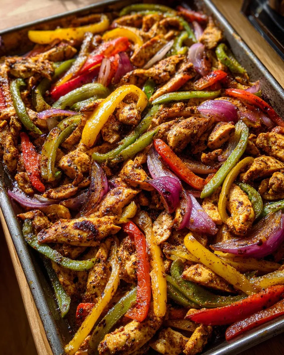 Sheet Pan Chicken Fajitas - detail 4