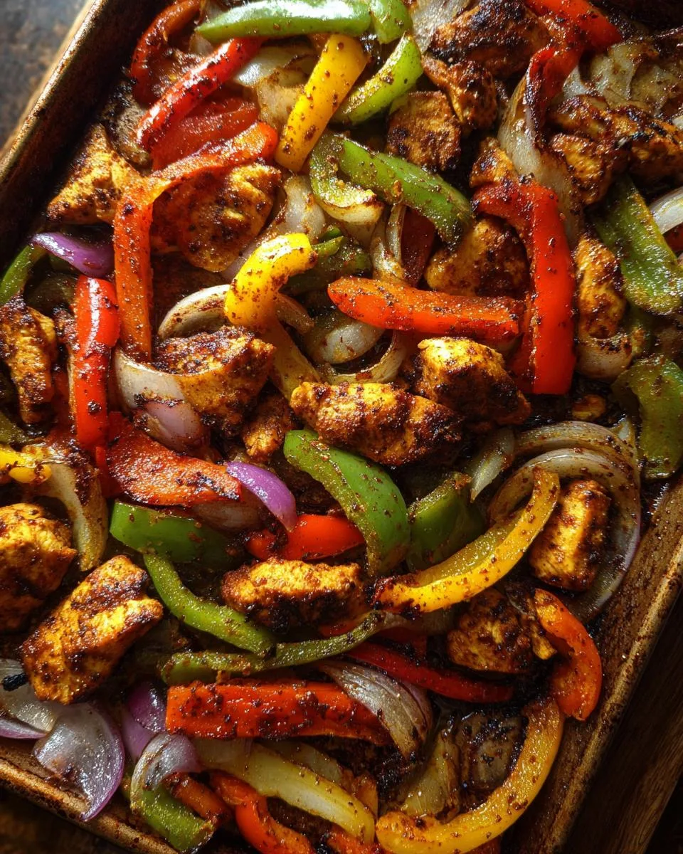 Sheet Pan Chicken Fajitas - detail 5