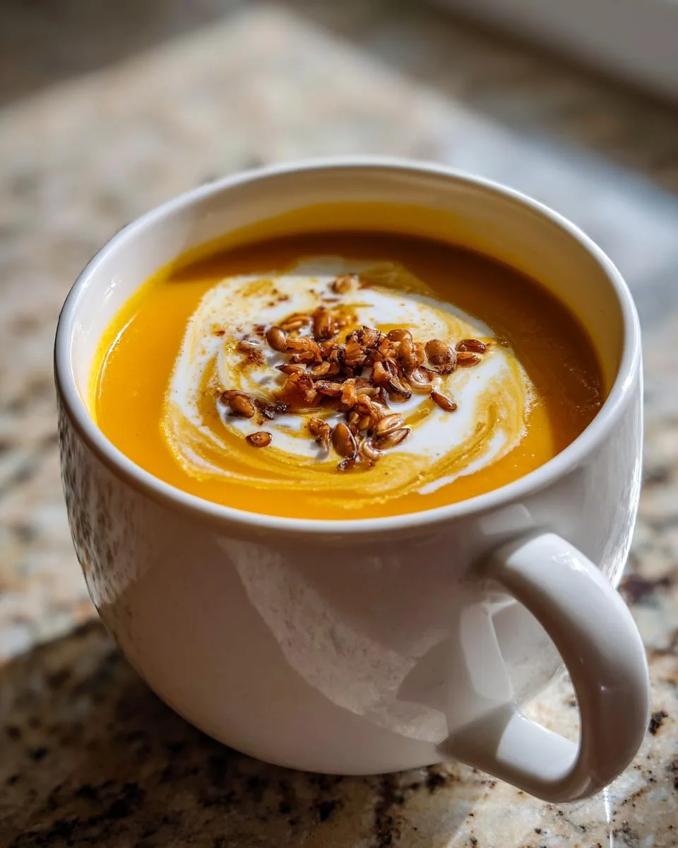 Simple Butternut Squash Soup - detail 4