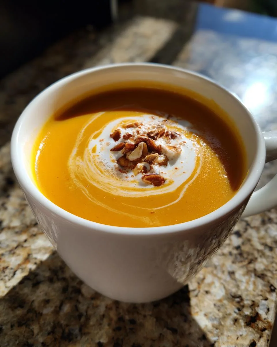 Simple Butternut Squash Soup - detail 5