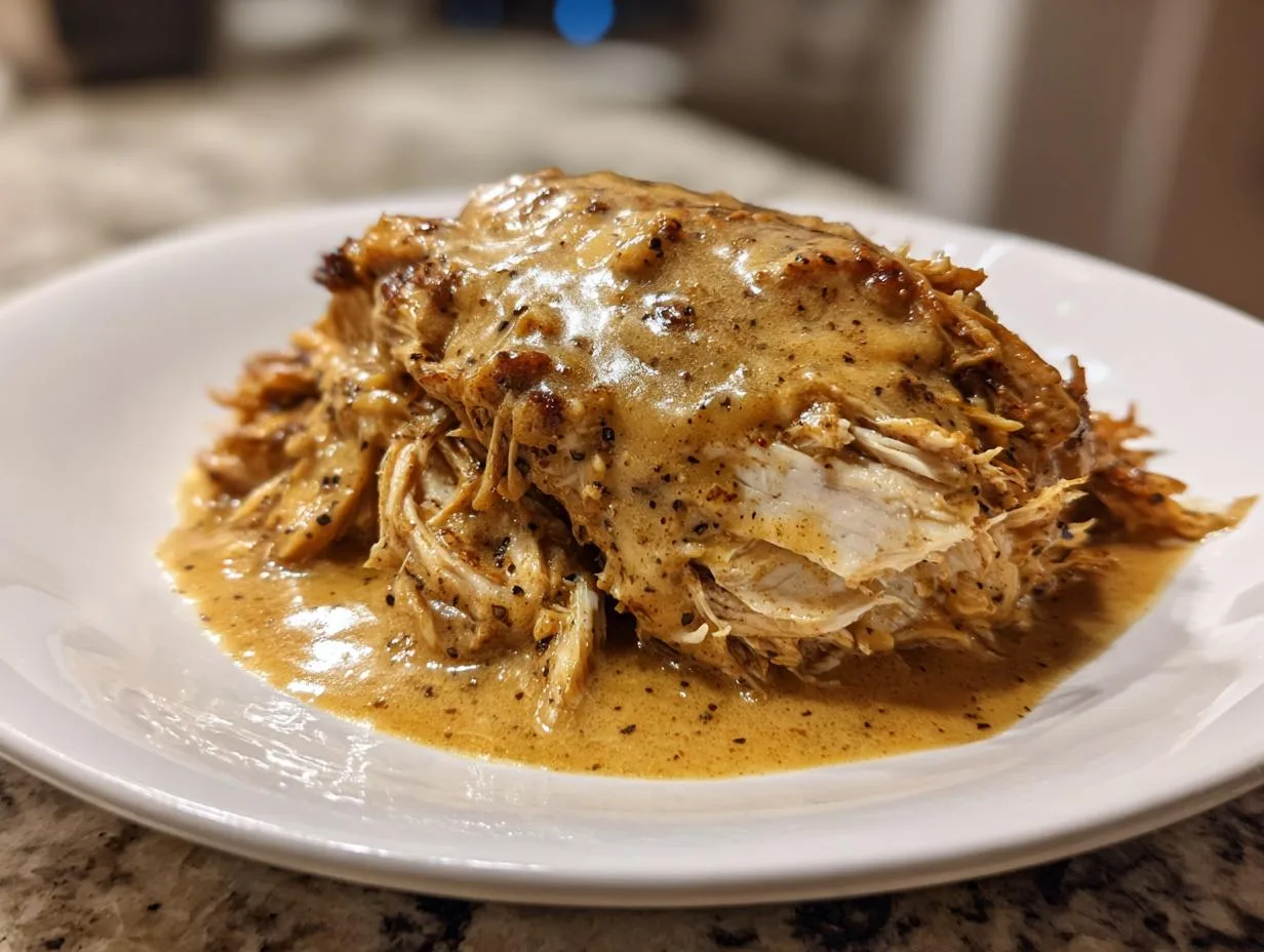 Tender Slow Cooker Chicken and Gravy Recipe in Just 5 Hours