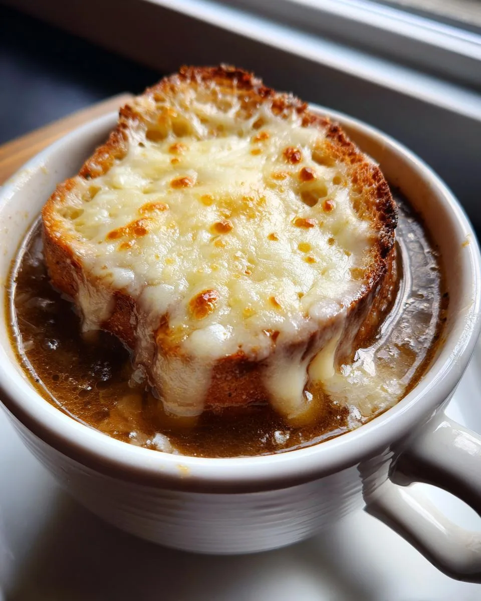 Slow Cooker French Onion soup - detail 3