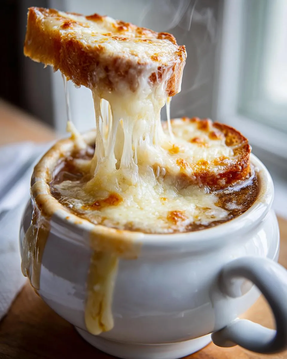 Slow Cooker French Onion soup - detail 4