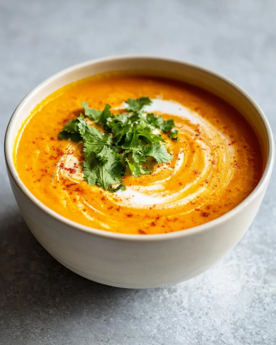 Spicy Butternut Squash Sweet Potato Soup - detail 4