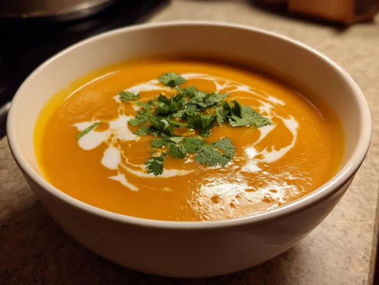 Spicy Butternut Squash Sweet Potato Soup