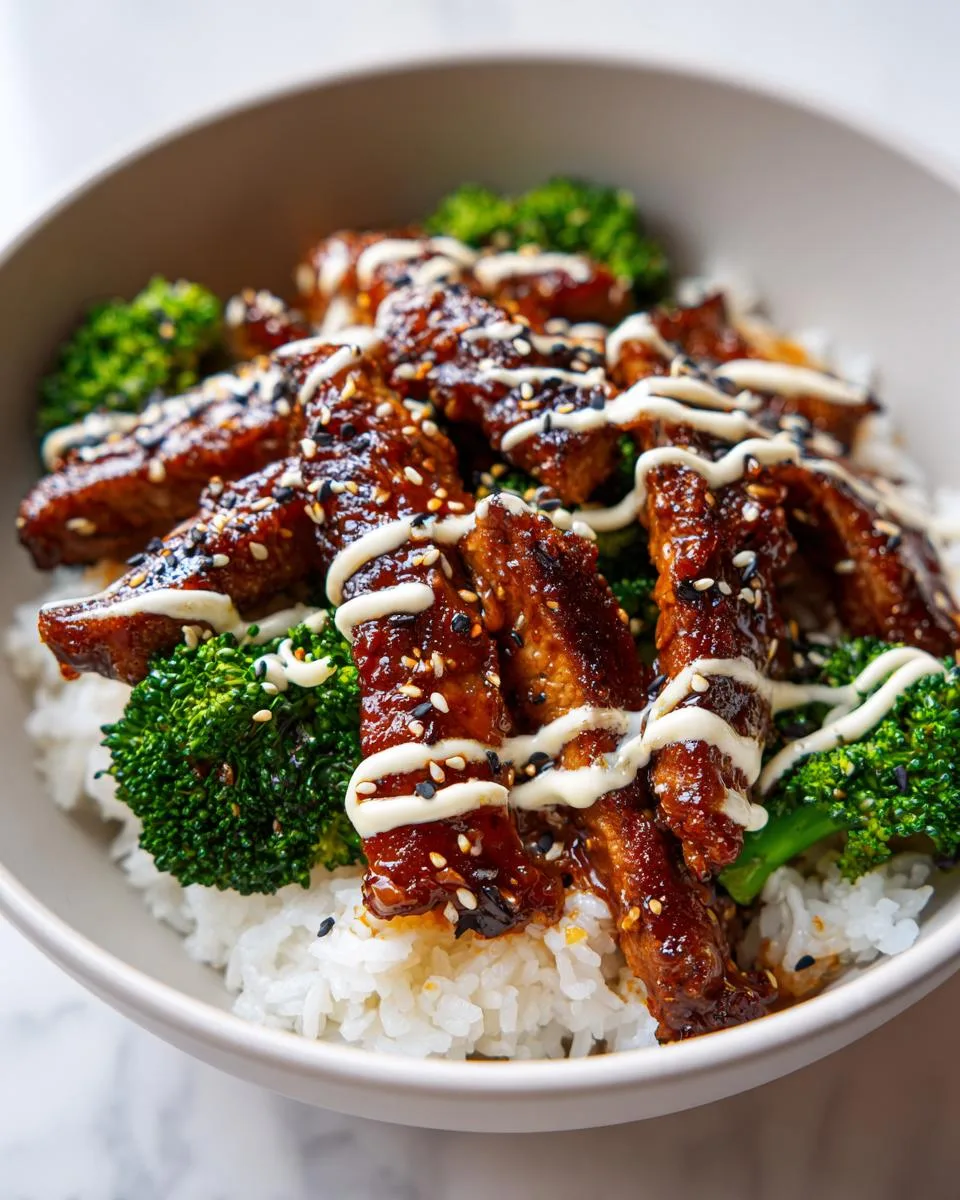 Sticky Chicken Rice Bowls - detail 1