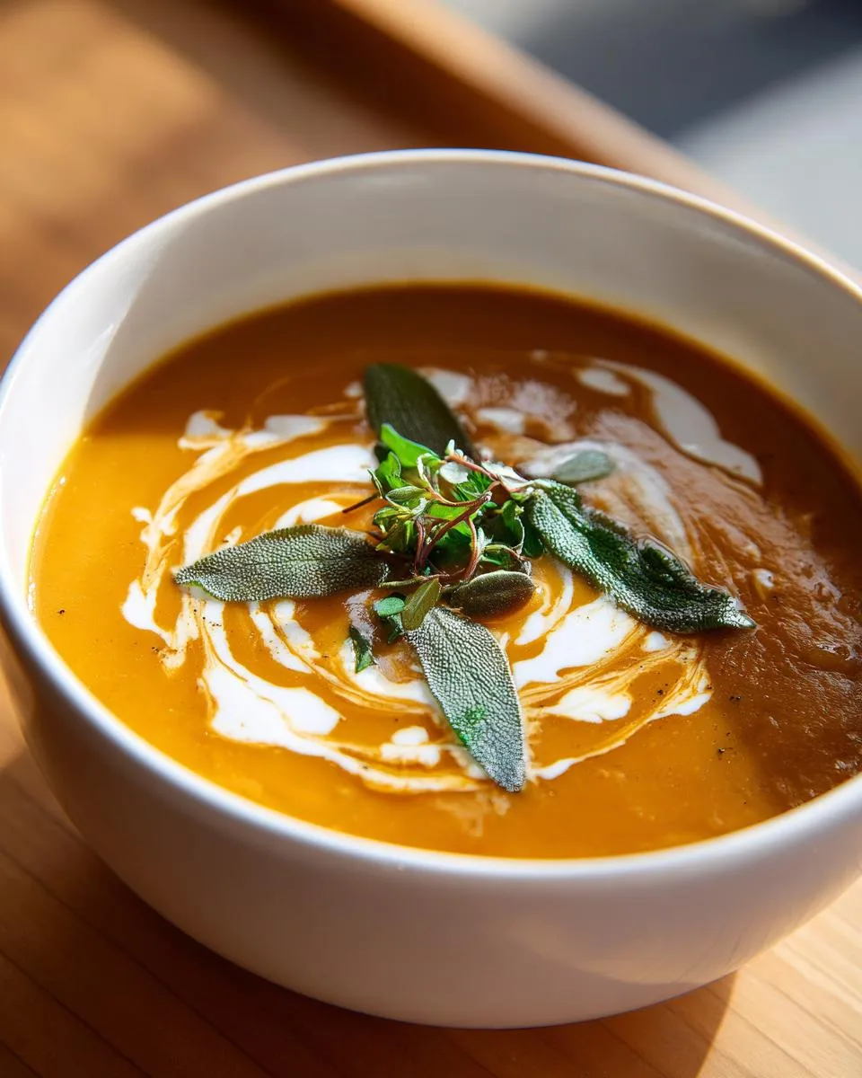 The Ultimate Butternut Squash Soup - detail 1
