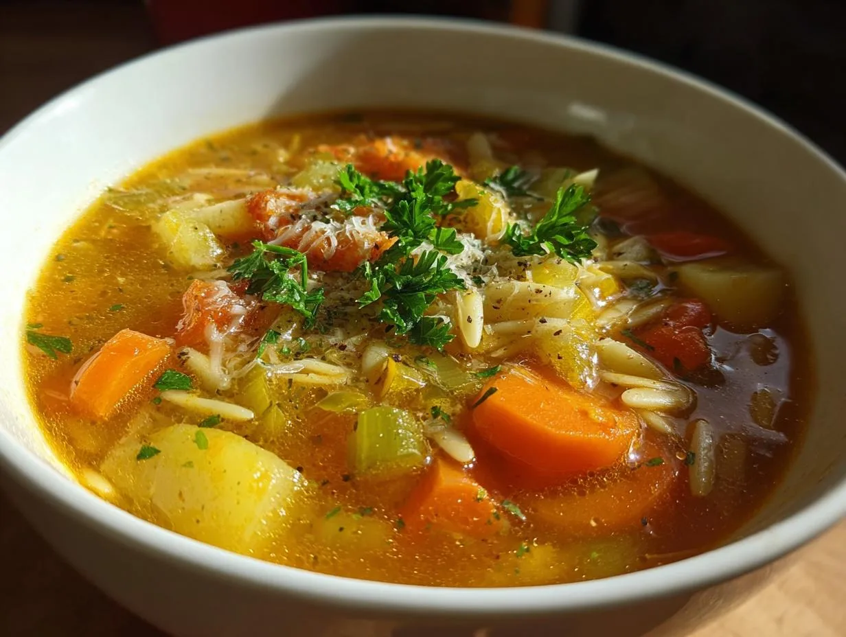 Hearty Vegetable Orzo Soup Warms the Soul in 45 Minutes