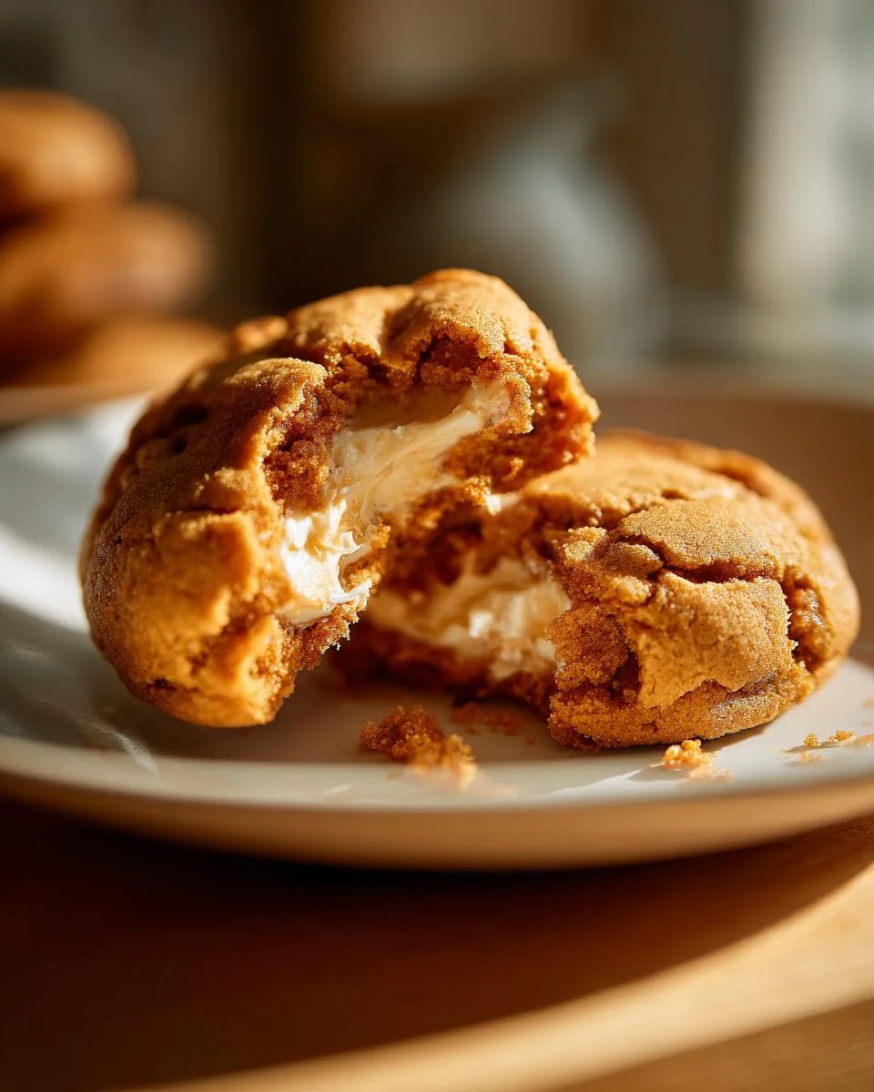 pumpkin cheesecake cookies - detail 2