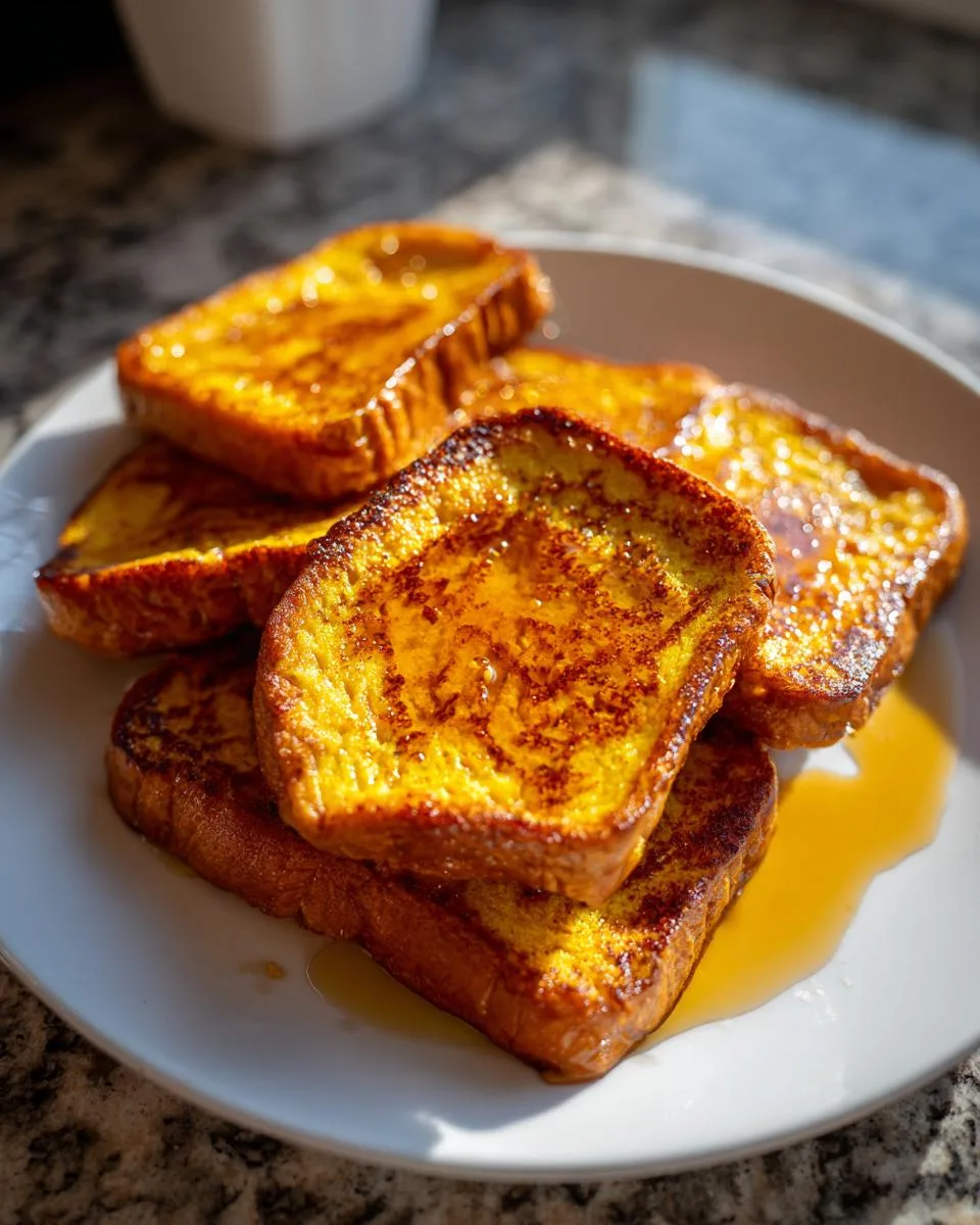 pumpkin french toast breakfast - detail 1