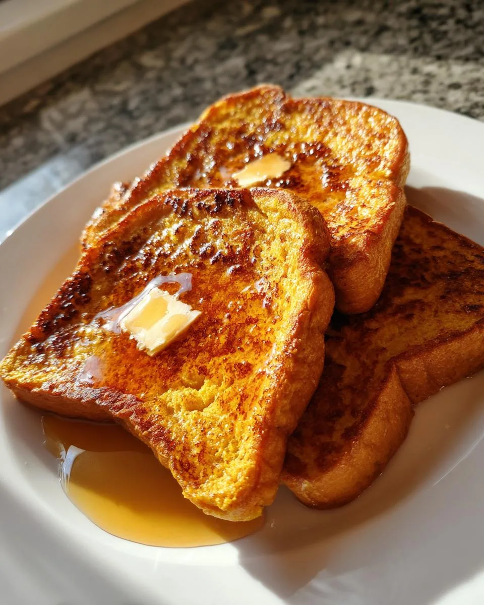 pumpkin french toast breakfast - detail 2