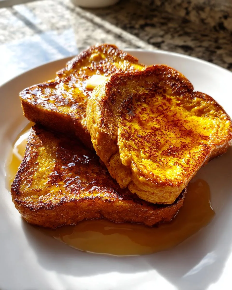 pumpkin french toast breakfast - detail 4