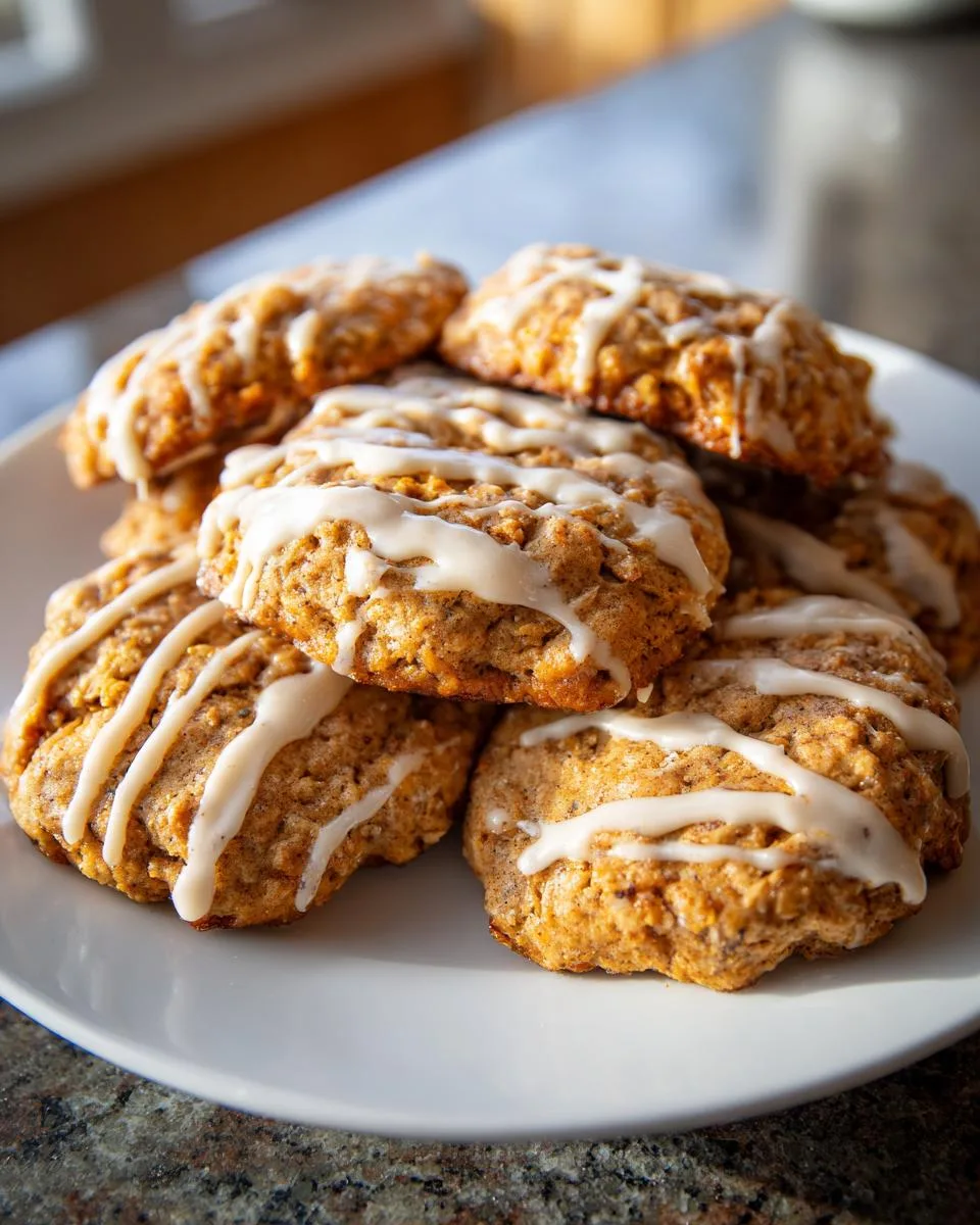 pumpkin oatmeal cookies - detail 2