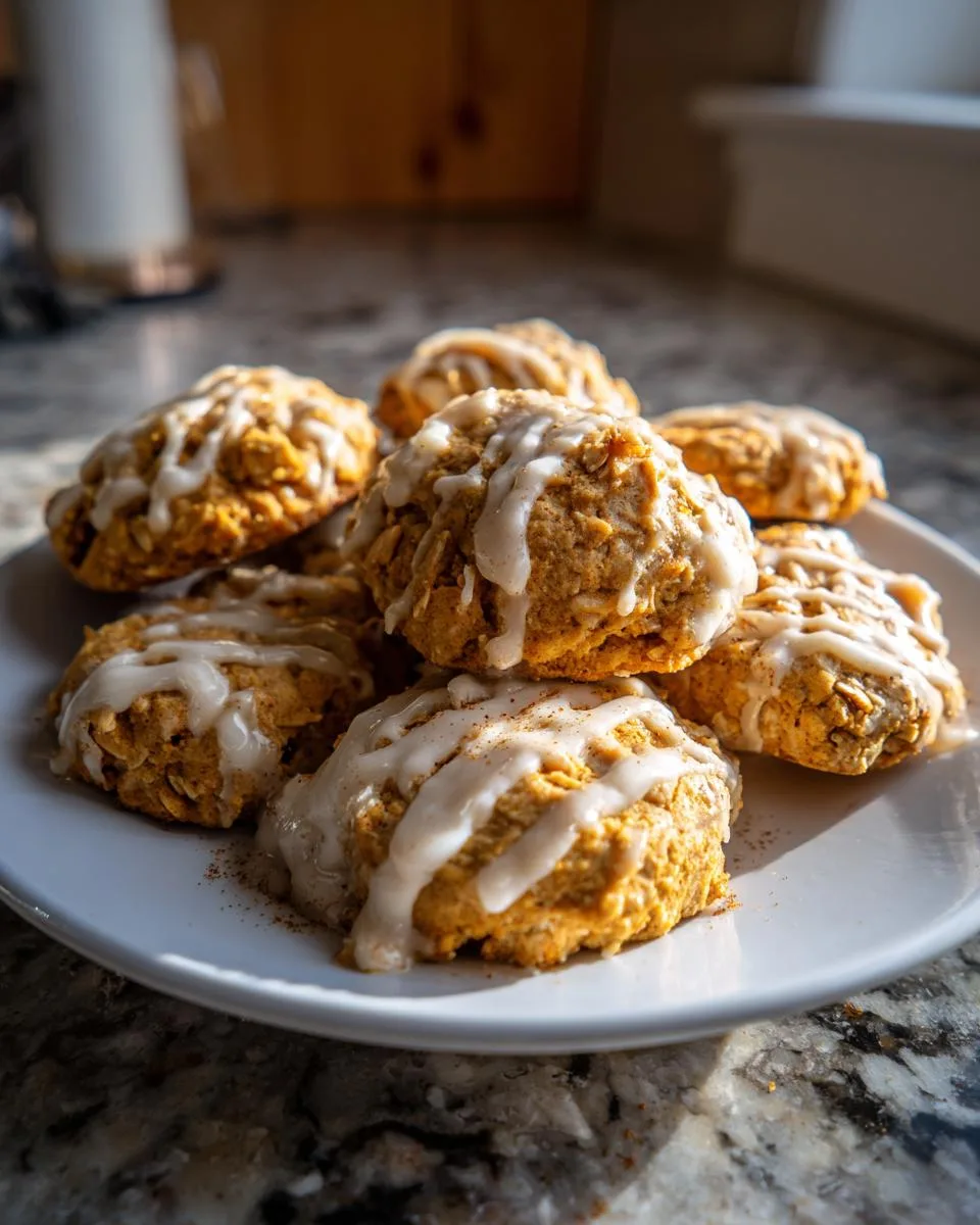 pumpkin oatmeal cookies - detail 3
