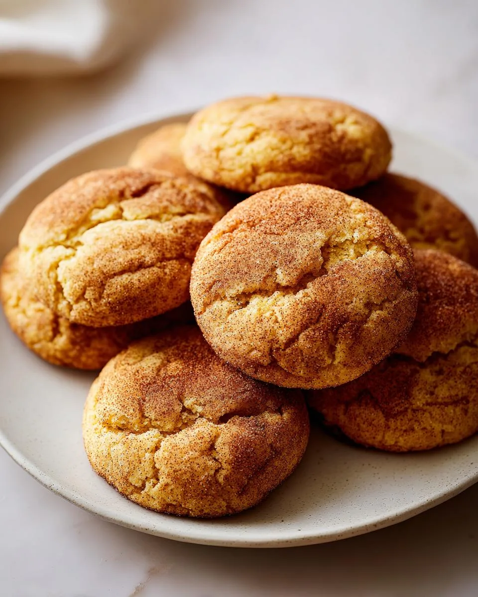 pumpkin snickerdoodle cookies - detail 2