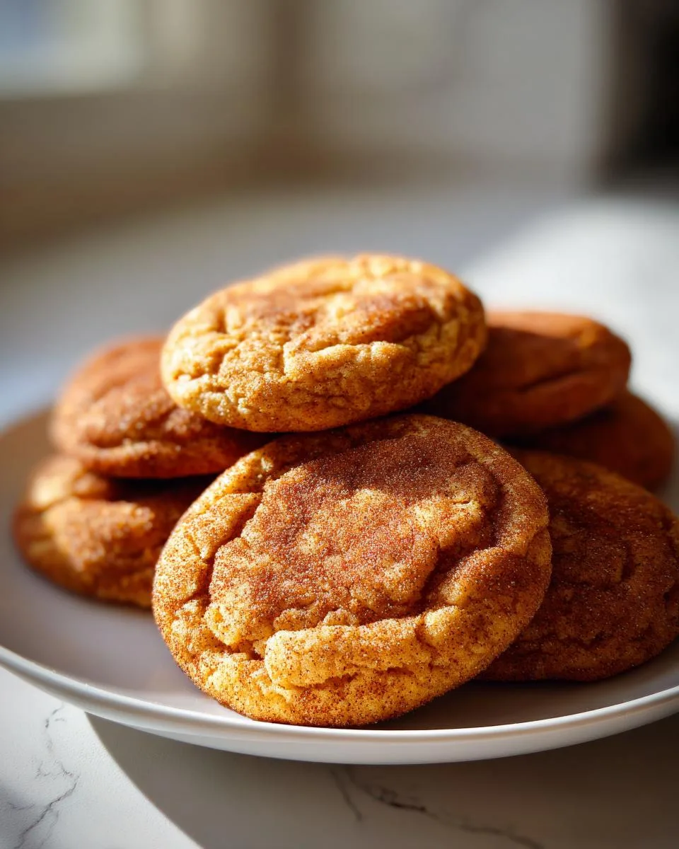 pumpkin snickerdoodle cookies - detail 3