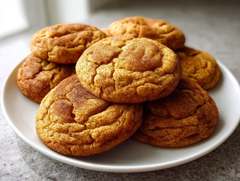 pumpkin snickerdoodle cookies