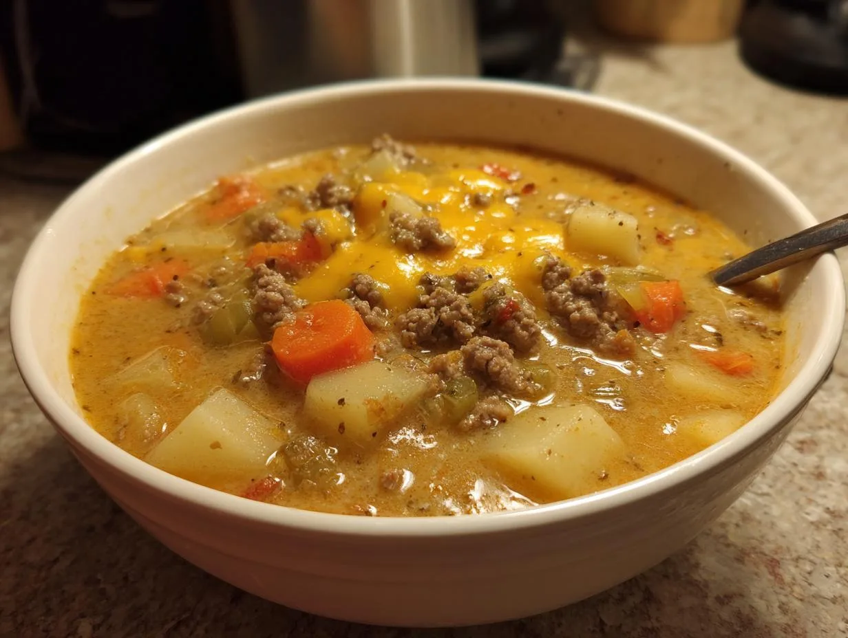 Award Winning Cheeseburger Soup Recipe – 45-Minute Comfort Magic