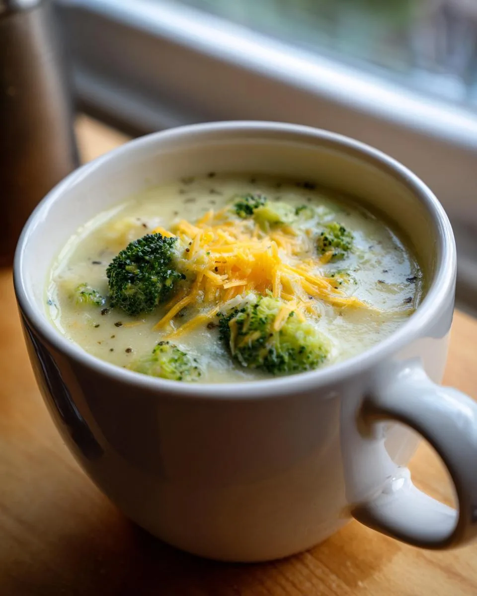 Broccoli Potato Cheese Soup - detail 4