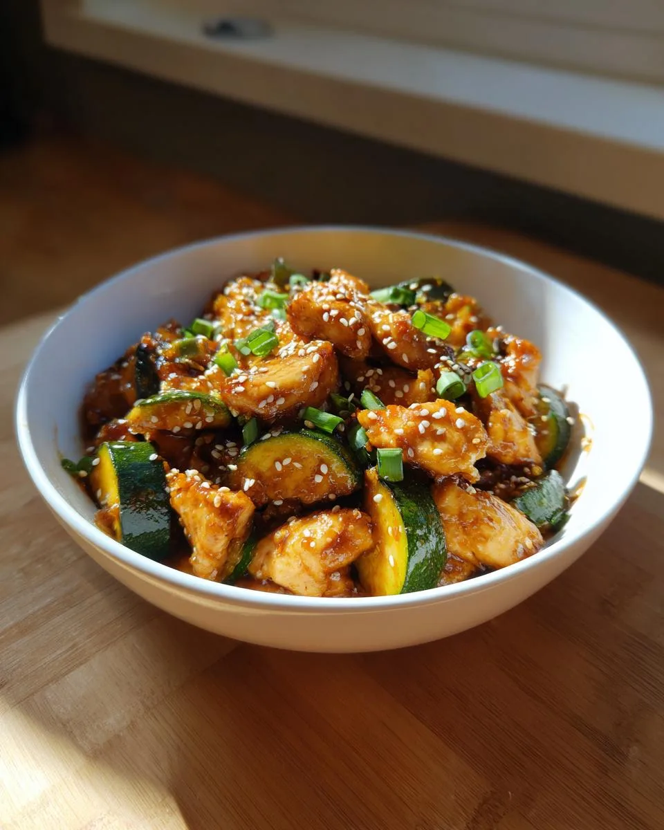 Chicken Zucchini Squash Saute - detail 3
