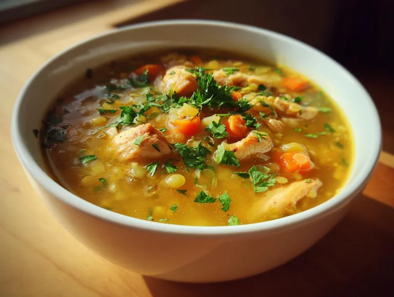 Chicken and Lentil Soup