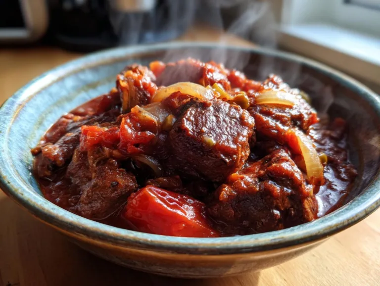 Chunky Steakhouse Beef Chili
