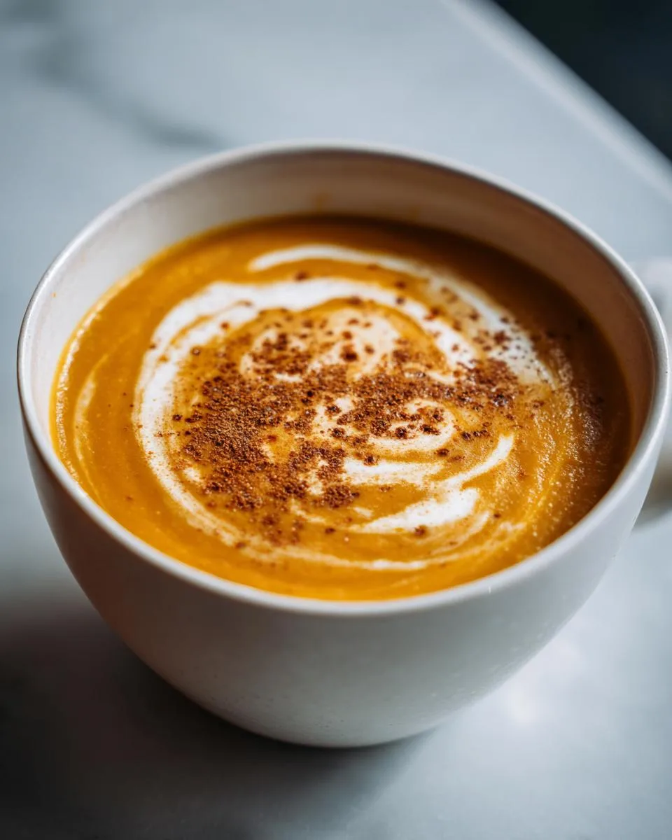 Creamy Butternut Squash Soup - detail 1