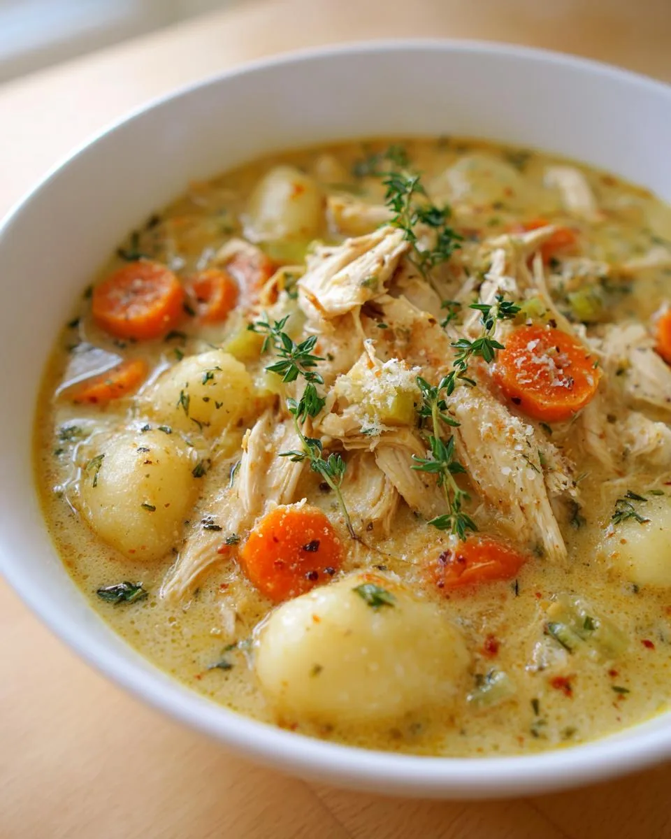 Creamy Chicken Gnocchi Soup - detail 3