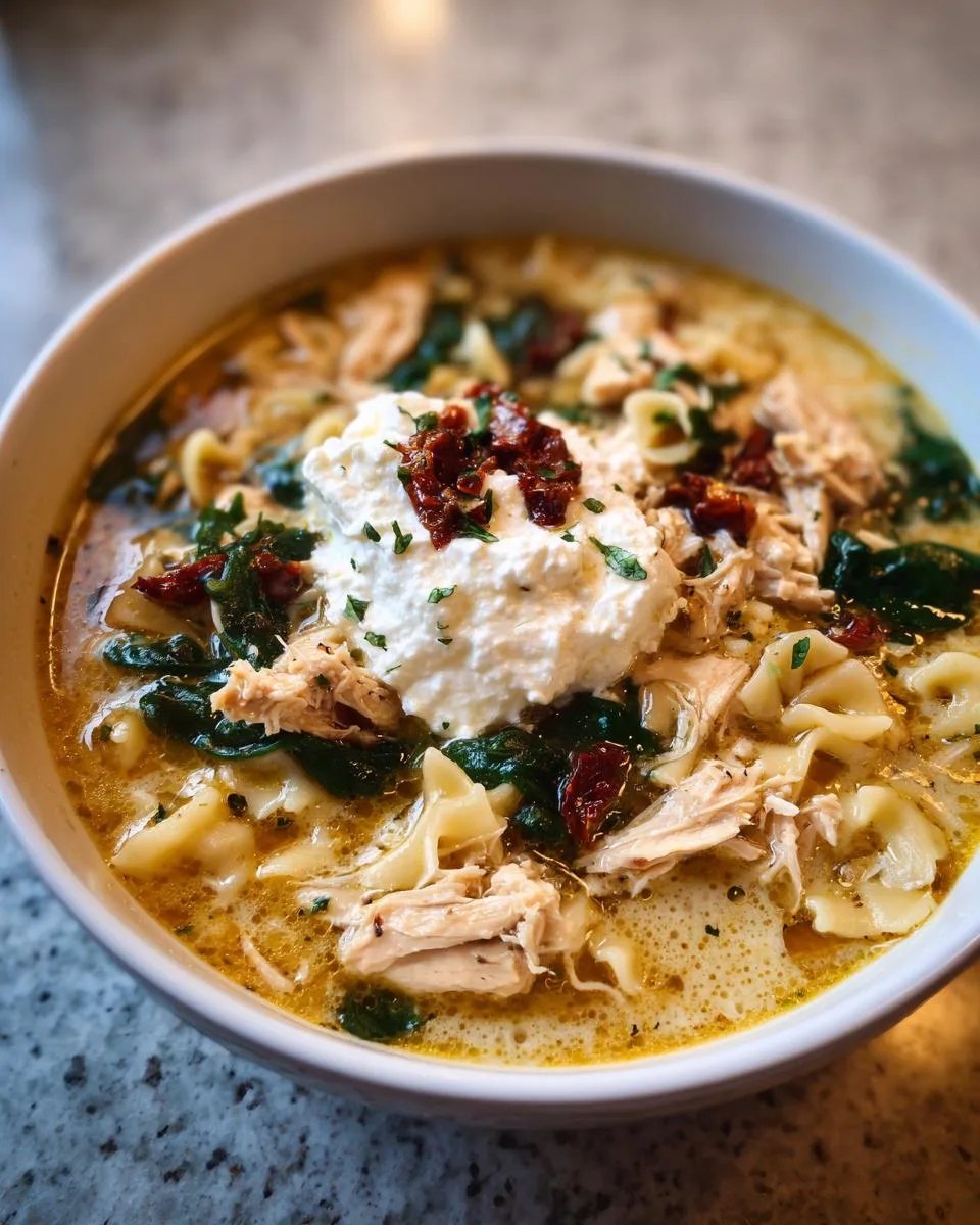 Crock Pot White Lasagna Soup - detail 2