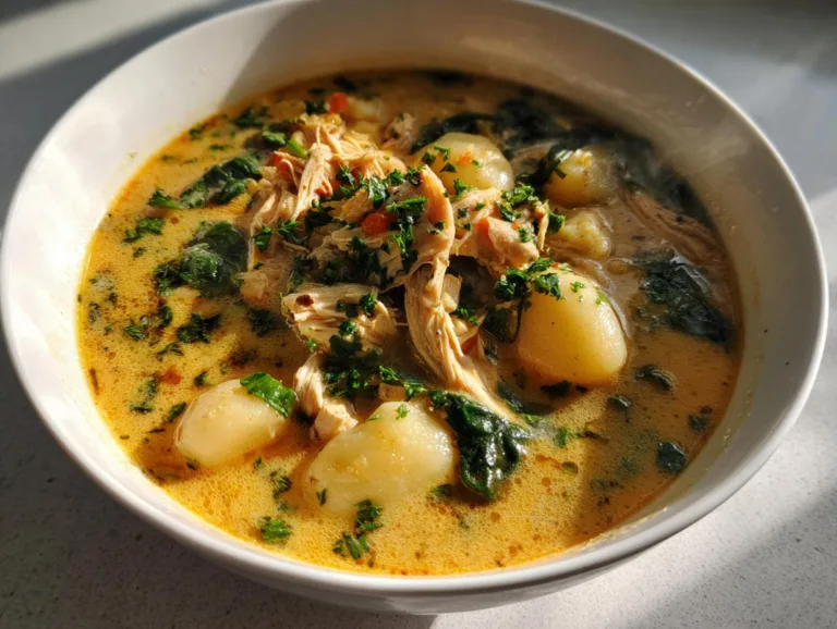 Crockpot Chicken Gnocchi Soup
