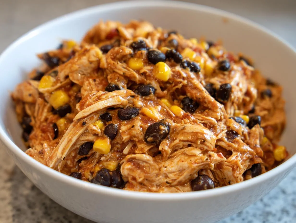 Irresistible 4-Ingredient Crockpot Fiesta Chicken Recipe
