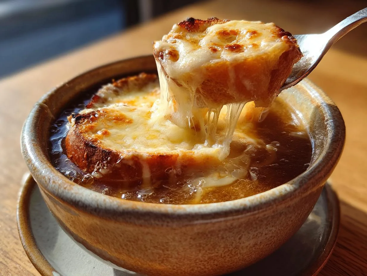 Irresistible Crockpot French Onion Soup Recipe with 4 Onions