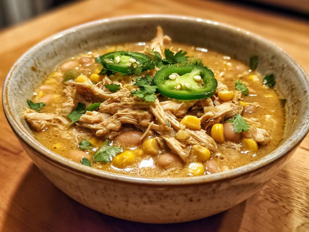 Creamy Dairy-Free White Chicken Chili in 45 Minutes