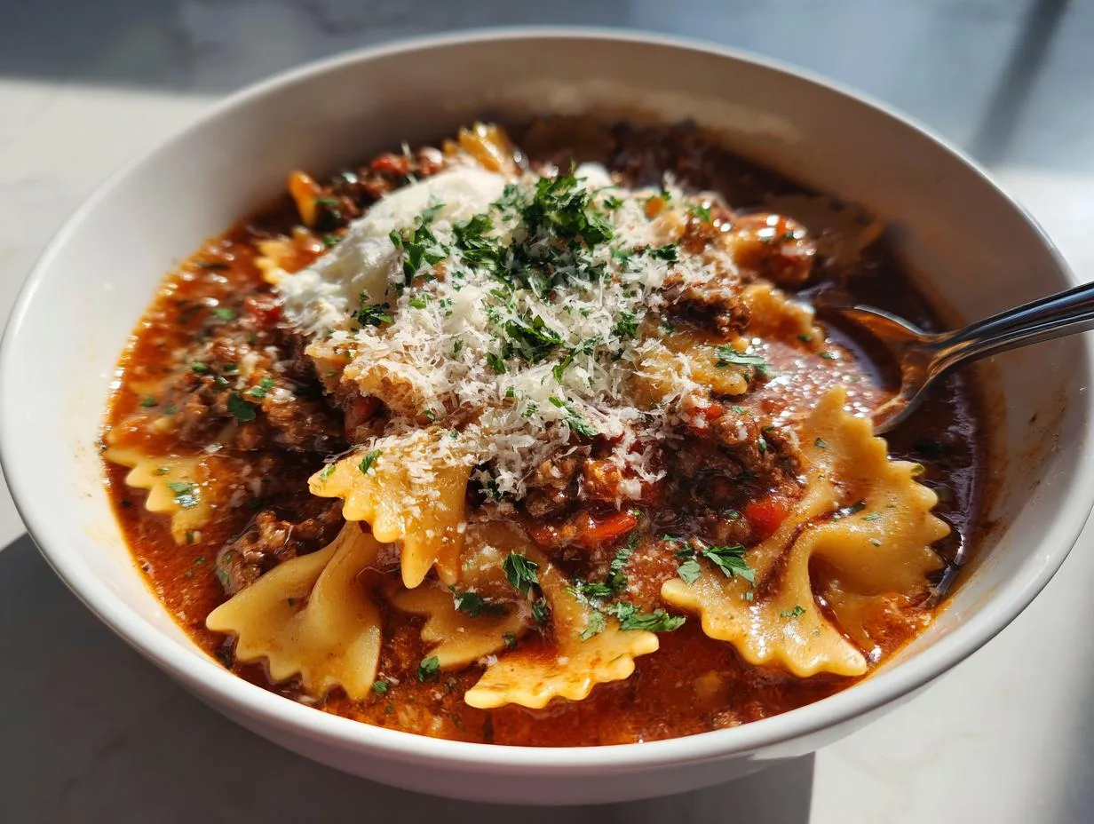 35-Minute Delicious Lasagna Soup Recipe for Busy Nights