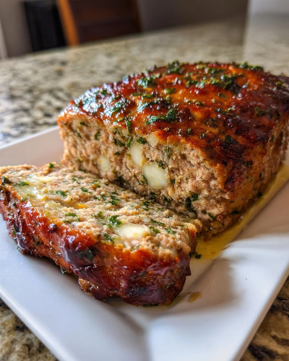 Garlic Parmesan Chicken Meatloaf - detail 3