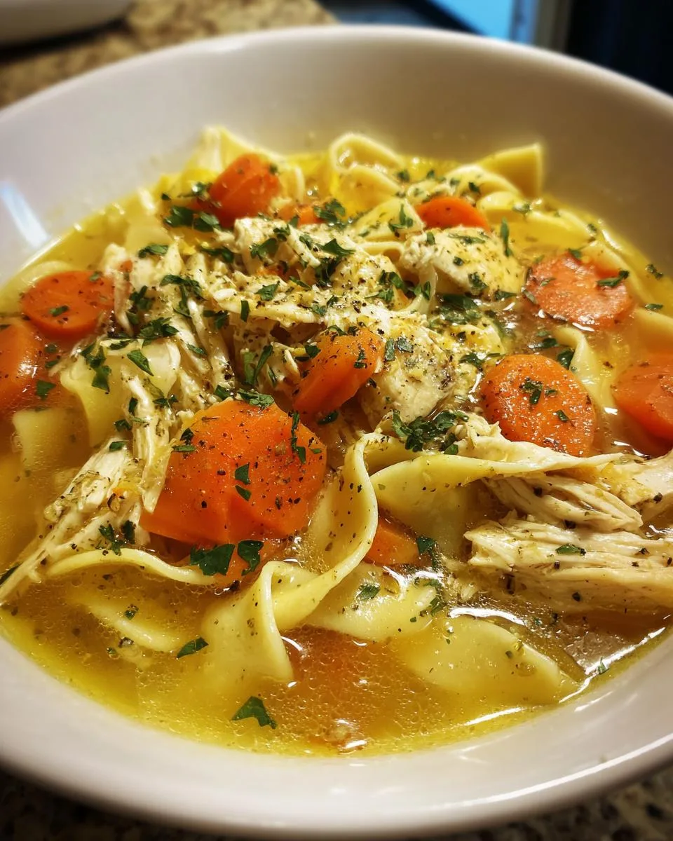 Homemade Chicken Noodle Soup - detail 1