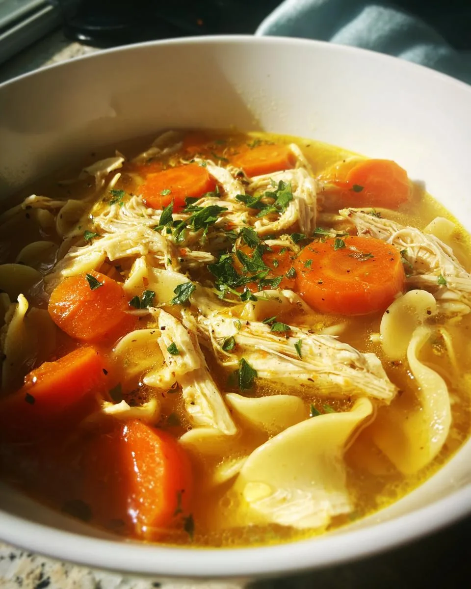 Homemade Chicken Noodle Soup - detail 2