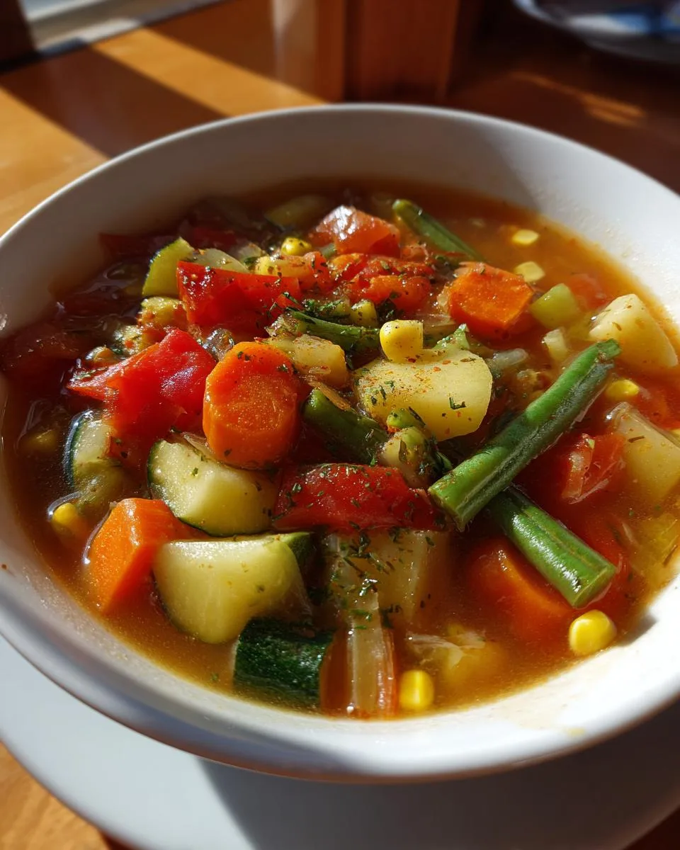Homemade Vegetable Soup - detail 4