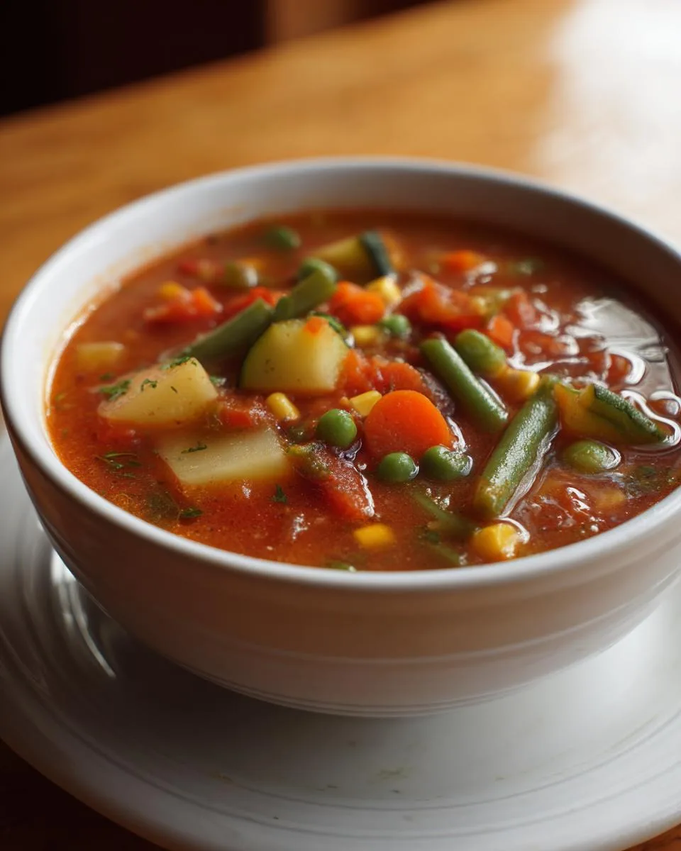 Homemade Vegetable Soup - detail 5