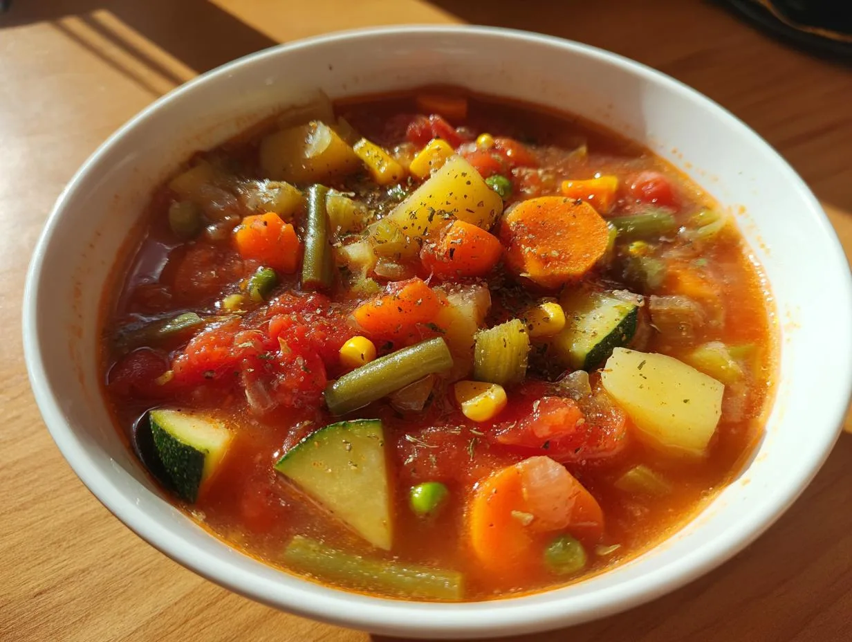 Hearty Homemade Vegetable Soup Recipe with 5 Secret Tips
