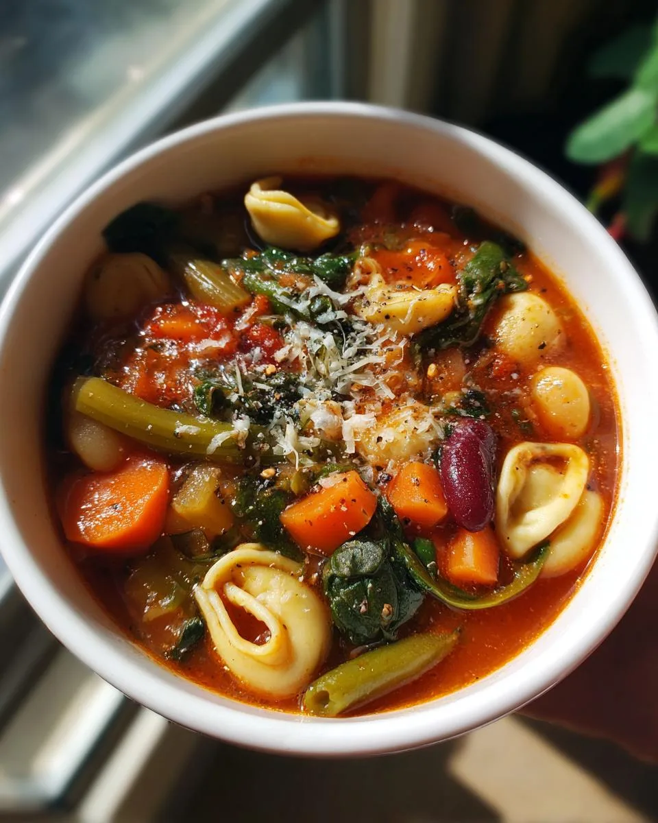 Minestrone Soup - detail 1